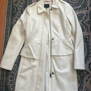 Banana Republic Cream Trench Coat
